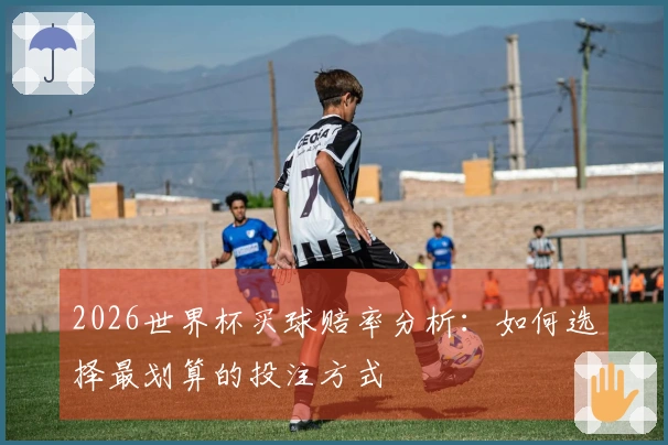 2026世界杯买球赔率分析：如何选择最划算的投注方式